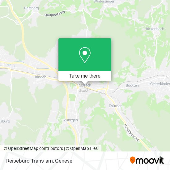 Reisebüro Trans-am map