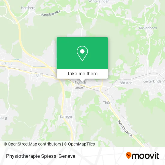 Physiotherapie Spiess map