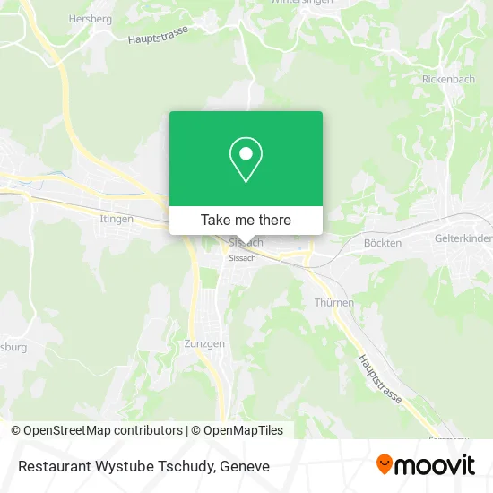 Restaurant Wystube Tschudy map