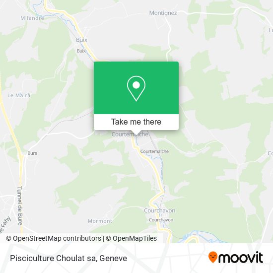 Pisciculture Choulat sa map