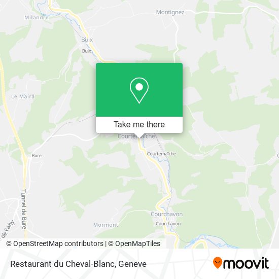 Restaurant du Cheval-Blanc map