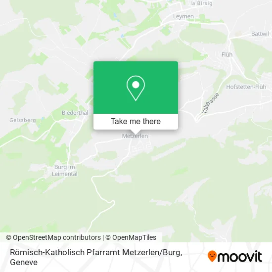 Römisch-Katholisch Pfarramt Metzerlen / Burg map