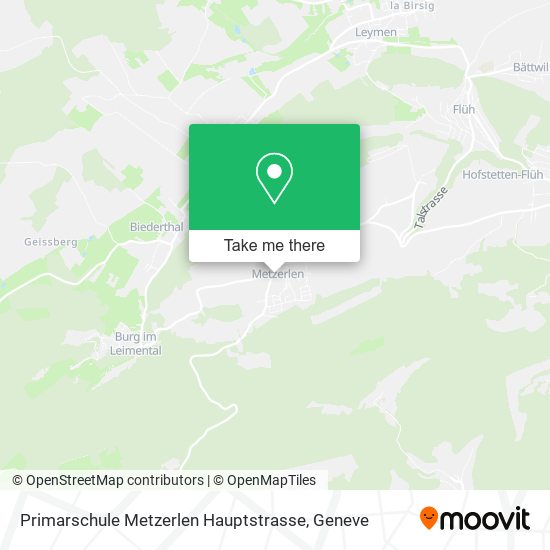 Primarschule Metzerlen Hauptstrasse map