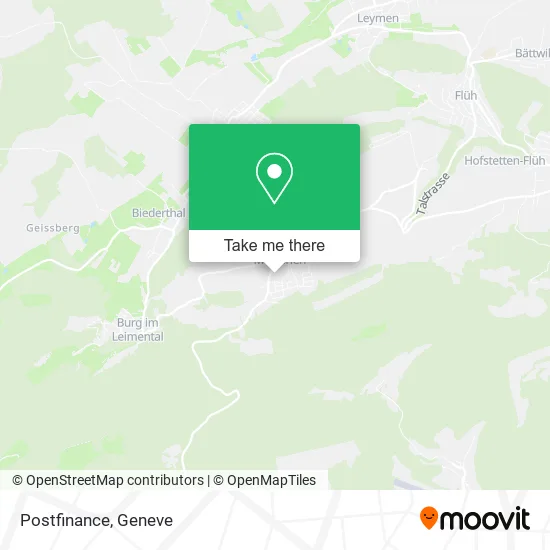 Postfinance map
