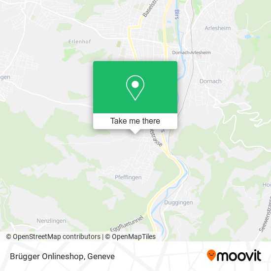 Brügger Onlineshop map