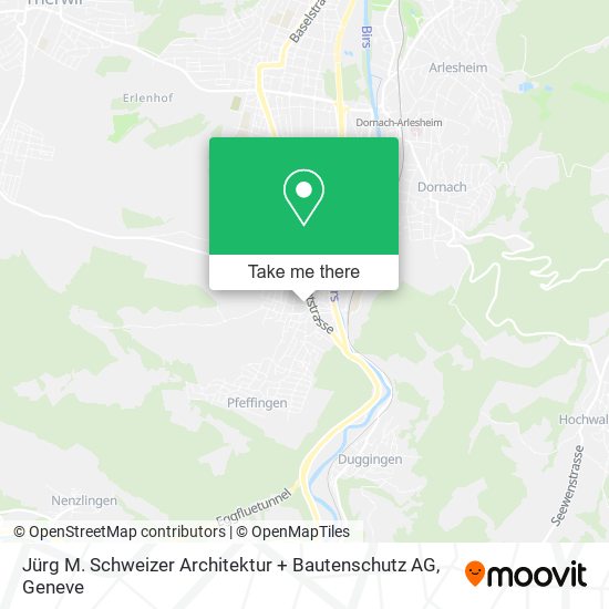 Jürg M. Schweizer Architektur + Bautenschutz AG map