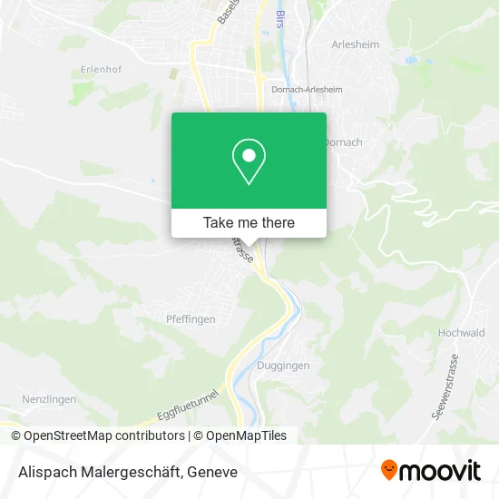 Alispach Malergeschäft map