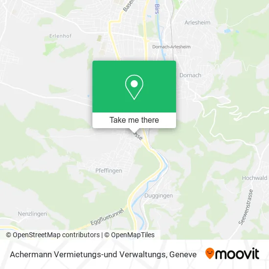 Achermann Vermietungs-und Verwaltungs map