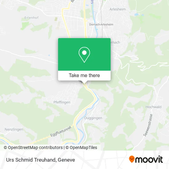 Urs Schmid Treuhand map