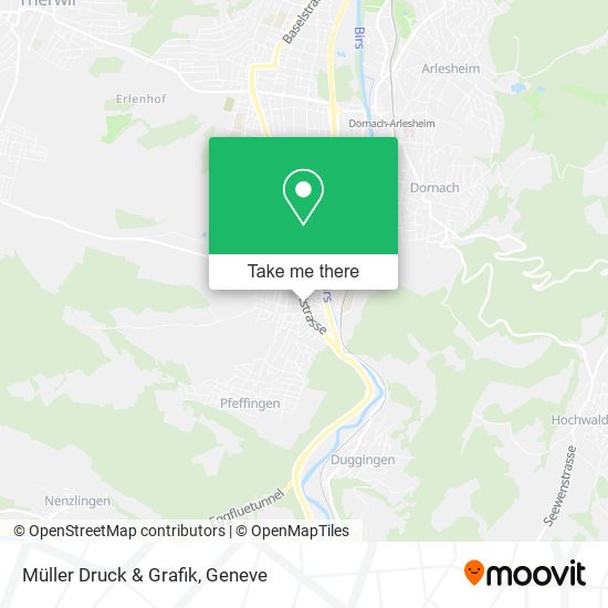 Müller Druck & Grafik map
