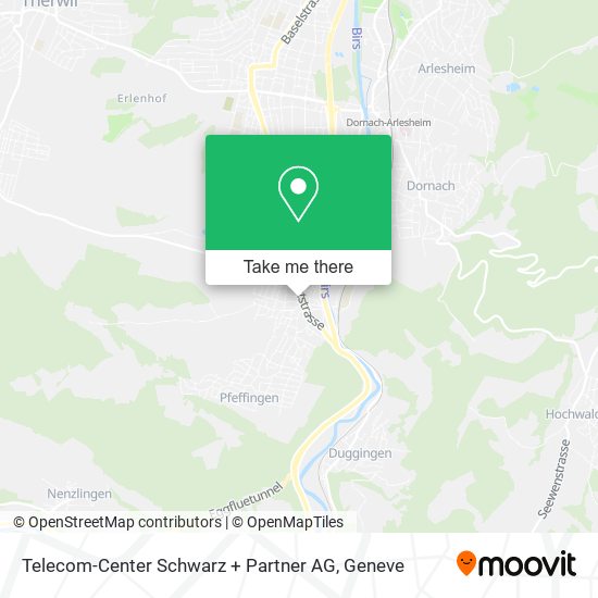 Telecom-Center Schwarz + Partner AG map