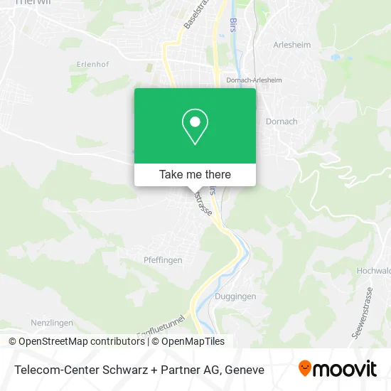 Telecom-Center Schwarz + Partner AG map