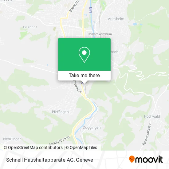 Schnell Haushaltapparate AG map