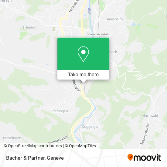 Bacher & Partner map