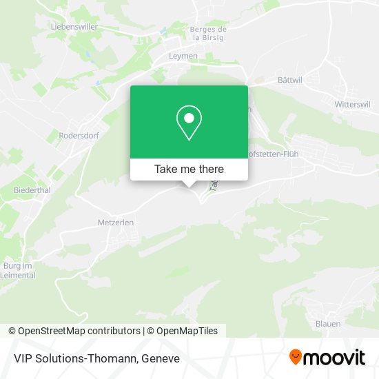 VIP Solutions-Thomann map