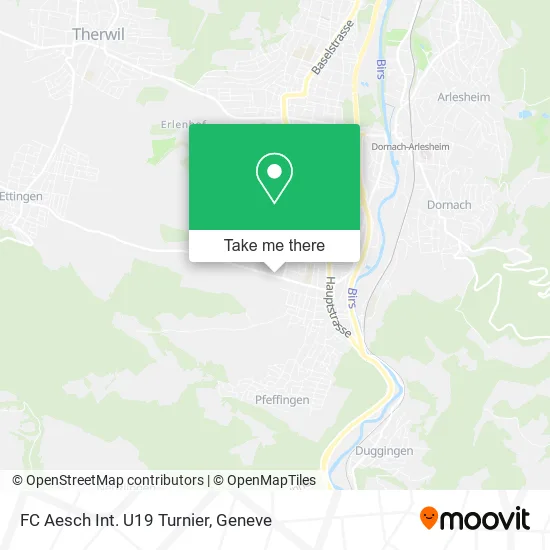 FC Aesch Int. U19 Turnier map