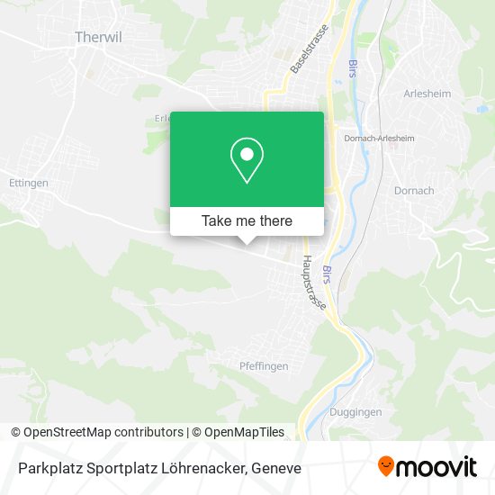 Parkplatz Sportplatz Löhrenacker map