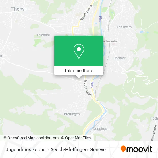 Jugendmusikschule Aesch-Pfeffingen map