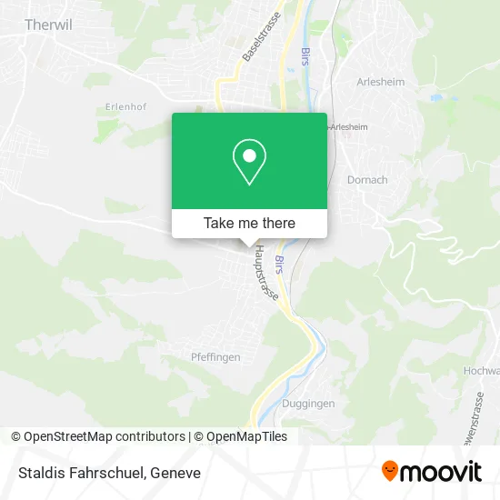 Staldis Fahrschuel map