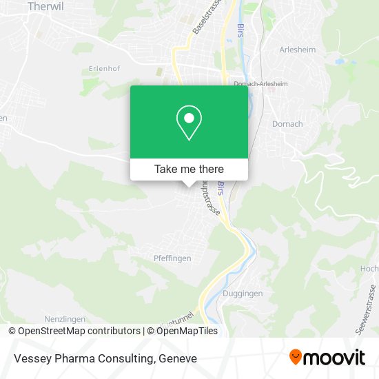 Vessey Pharma Consulting map