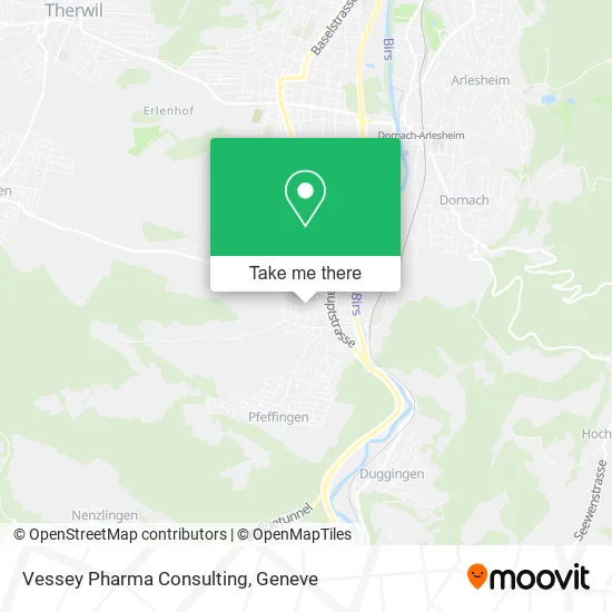 Vessey Pharma Consulting map