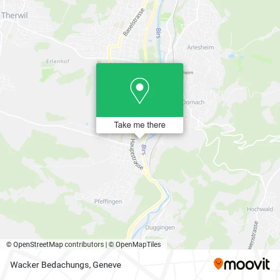 Wacker Bedachungs map