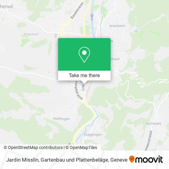 Jardin Misslin, Gartenbau und Plattenbeläge map