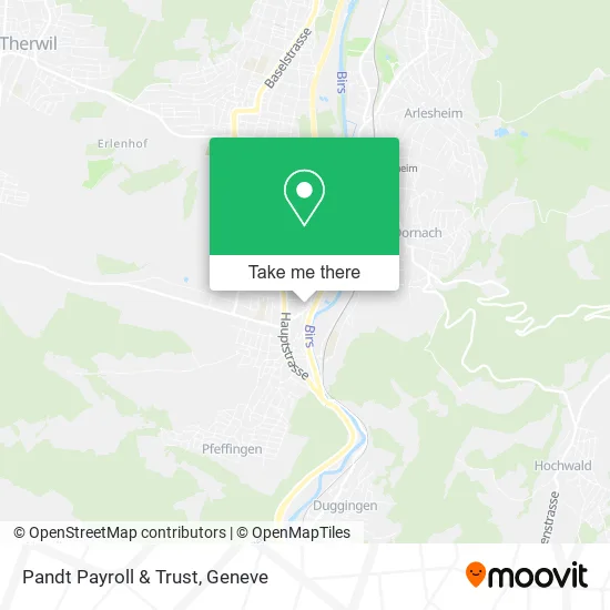 Pandt Payroll & Trust map