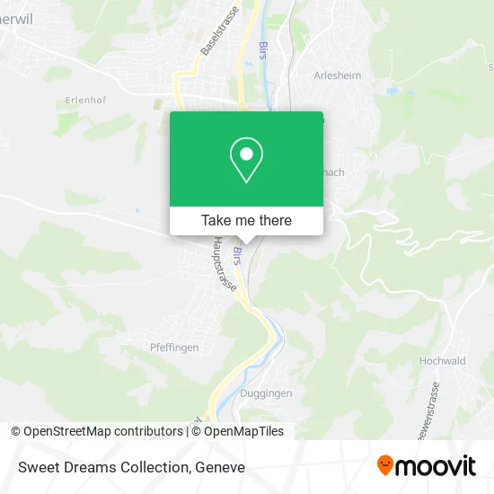 Sweet Dreams Collection map