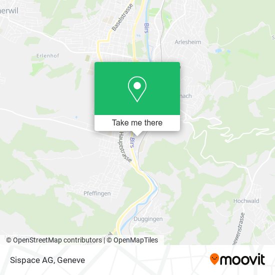 Sispace AG map