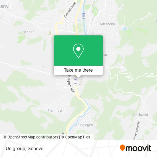 Unigroup map