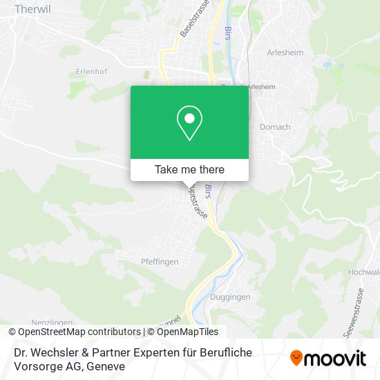 Dr. Wechsler & Partner Experten für Berufliche Vorsorge AG map