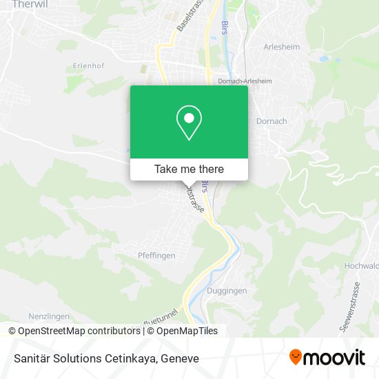 Sanitär Solutions Cetinkaya map