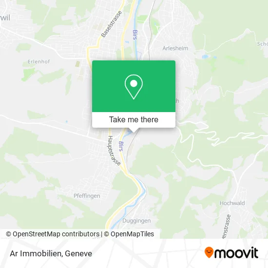 Ar Immobilien map