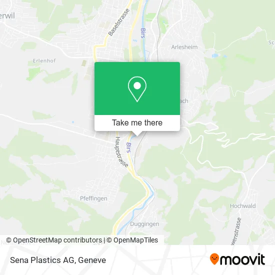 Sena Plastics AG map
