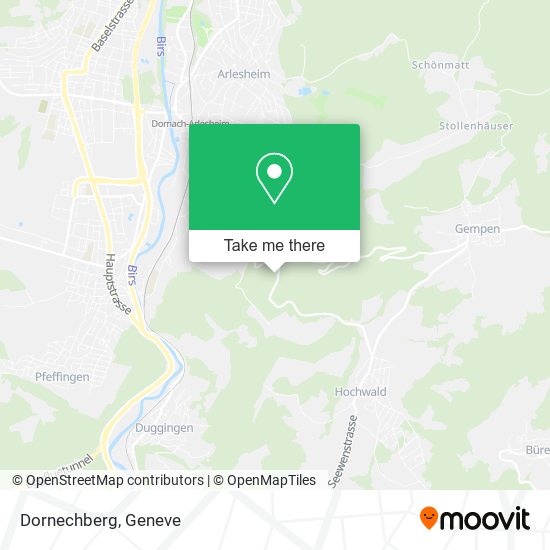 Dornechberg map
