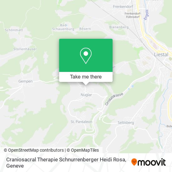 Craniosacral Therapie Schnurrenberger Heidi Rosa map