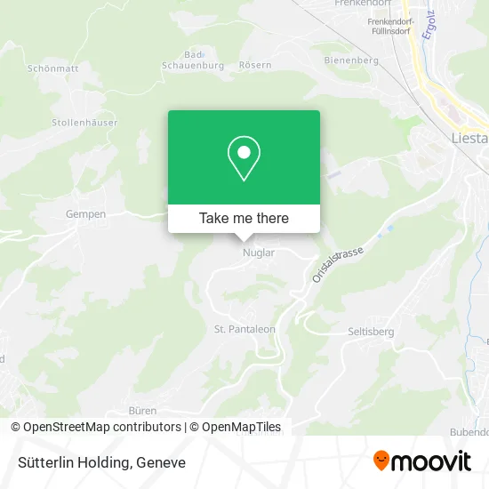 Sütterlin Holding map