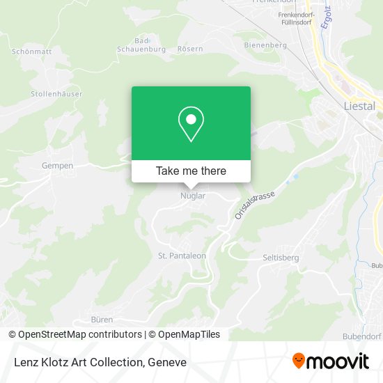Lenz Klotz Art Collection map