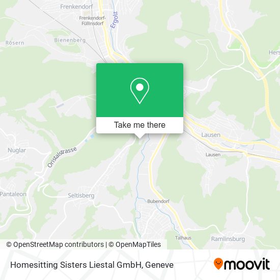 Homesitting Sisters Liestal GmbH map