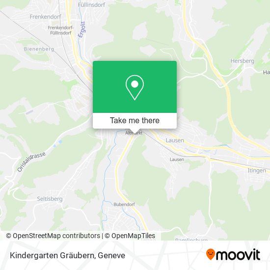 Kindergarten Gräubern map