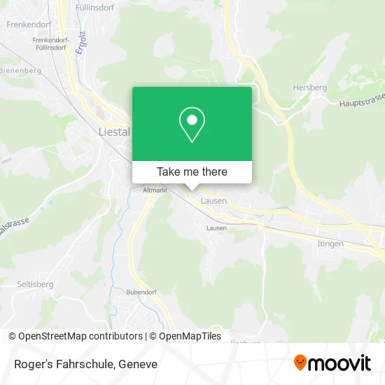 Roger's Fahrschule map