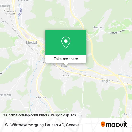 Wl Wärmeversorgung Lausen AG plan