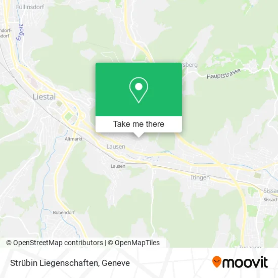 Strübin Liegenschaften map