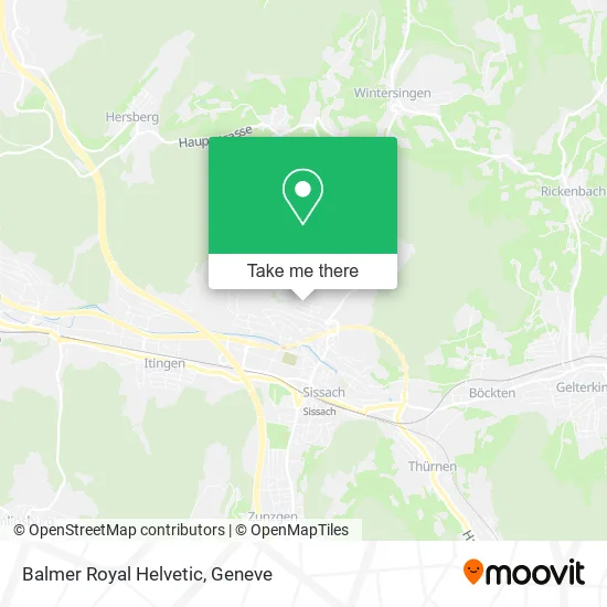 Balmer Royal Helvetic map