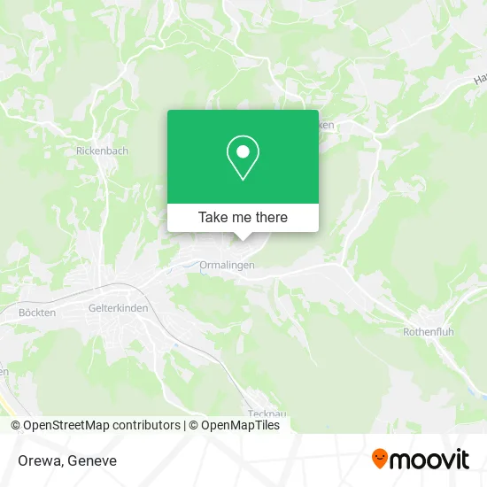 Orewa map