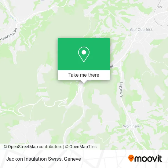 Jackon Insulation Swiss map