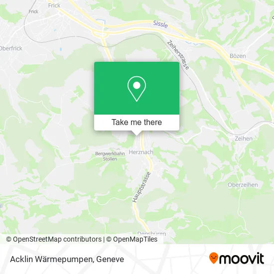 Acklin Wärmepumpen map
