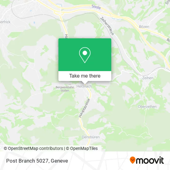 Post Branch 5027 map