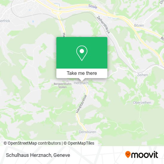 Schulhaus Herznach map